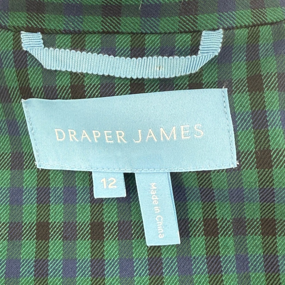 Draper James Sophisticated Green Plaid Two-Piece Suit – Office to Evening Style - Picture 15 of 15